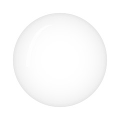 Blank white badge. Vector realistic illustration. Realistic mockup.
