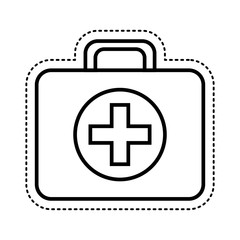 medical kit isolated icon vector illustration design