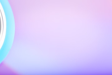 Close up of cd reflection