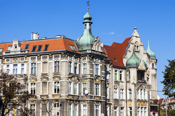 Obraz premium Old architecutre of Szczecin