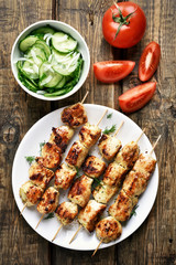 Bbq, chicken kebab