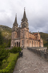 Fototapeta na wymiar Sanctuary of Covadonga (Asturias, Spain).