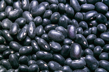 black bean background, texture