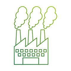 factory plant isolated icon vector illustration design