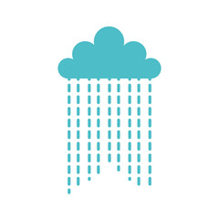 cloud silhouette isolated icon vector illustration design