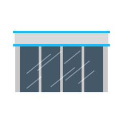store building glass icon vector illustration design