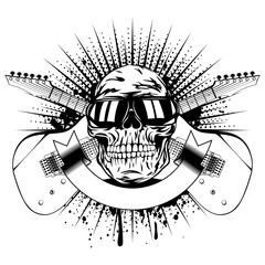 guitars skull_var 9