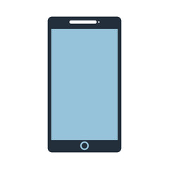 smartphone technology line icon vector illustration design