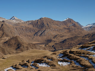Hiking in the mountains