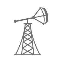 Refining plant isolated icon vector illustration design