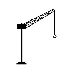 tower crane service icon vector illustration design