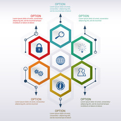 infographics report template layout