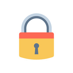 Lock icon vector.