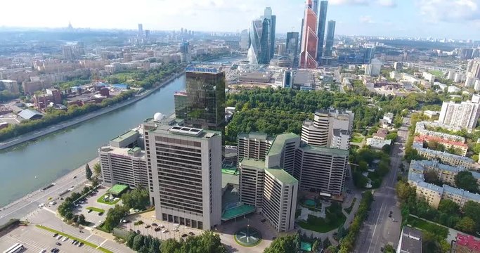 Top view of the Moscow constructivism archetecture p
