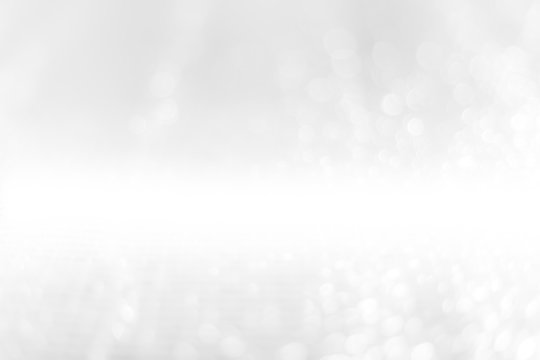 abstract silver bokeh background