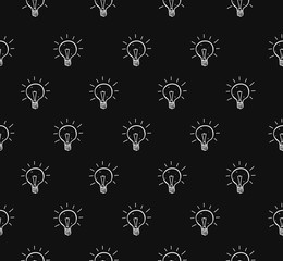 light bulb seamless background