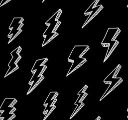 Thunder seamless background