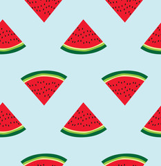 Watermelon summer background