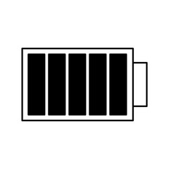 battery level isolated icon vector illustration design