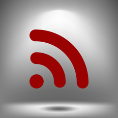 Wi-Fi symbol icon. Vector illustration