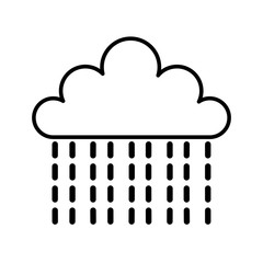 cloud silhouette isolated icon vector illustration design