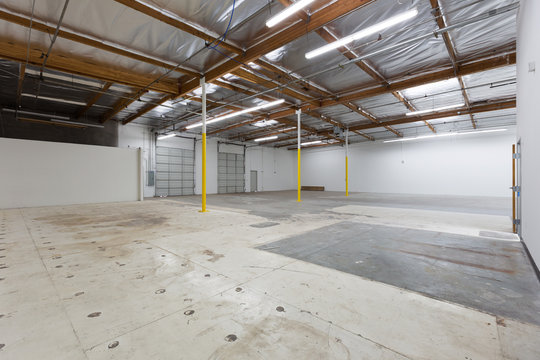Large vacant warehouse