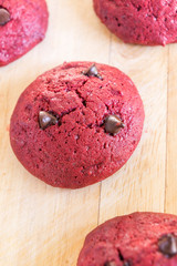 Red velvet cookies Homemade