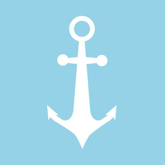 anchor icons on white background. anchor icons sign.