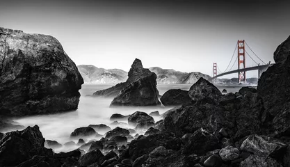 Vlies Fototapete Wohnzimmer Golden Gate Bridge