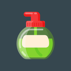 Bottle template blank package container vector