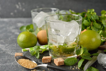 Ingredients for mojito