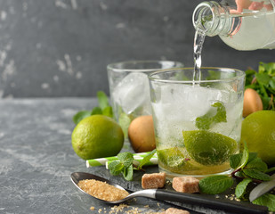 Ingredients for mojito