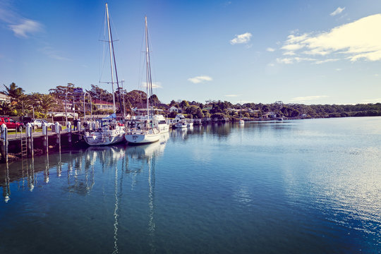 Currambene creek Huskisson New South Wales Australia.