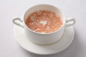 gaesal soup, Crab meat soup, chinese food