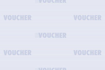 Guilloche seamless background. Monochrome guilloche texture with text Voucher. Digital watermark for security papers, vouchers etc