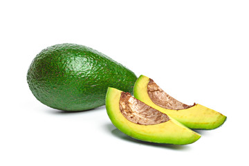 Avocado isolated on a white background