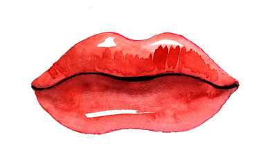 Red lips