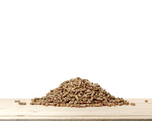 wooden pellets