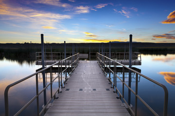 Fototapeta premium Nature Study Area Wetlands March z Board Walk