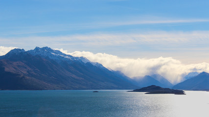 Lake Whakatipu in winter