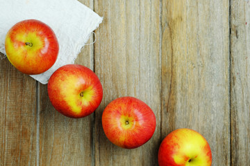 Red apple.