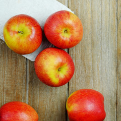 Red apple.