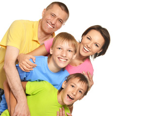 Obraz premium big happy family