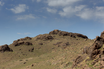 Die Hügellandschaft der südlichen Mongolei - Wüste Gobi
