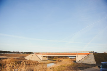 Highway bridge over the River