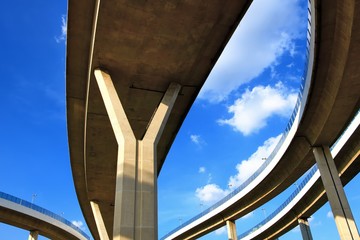 Abstract  structural of bridge detail 