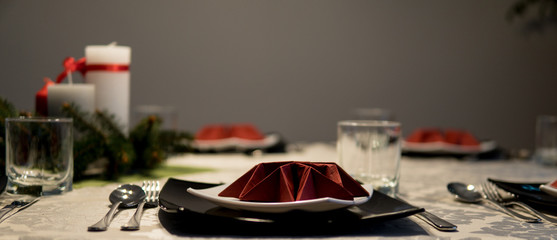 elegant dishes on a table