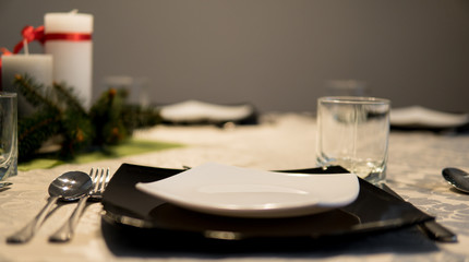elegant dishes on a table
