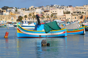 Łodzie rybackie w porcie Marsaxlokk © andrzej_67