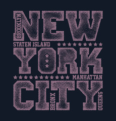 New York City Typography Graphics